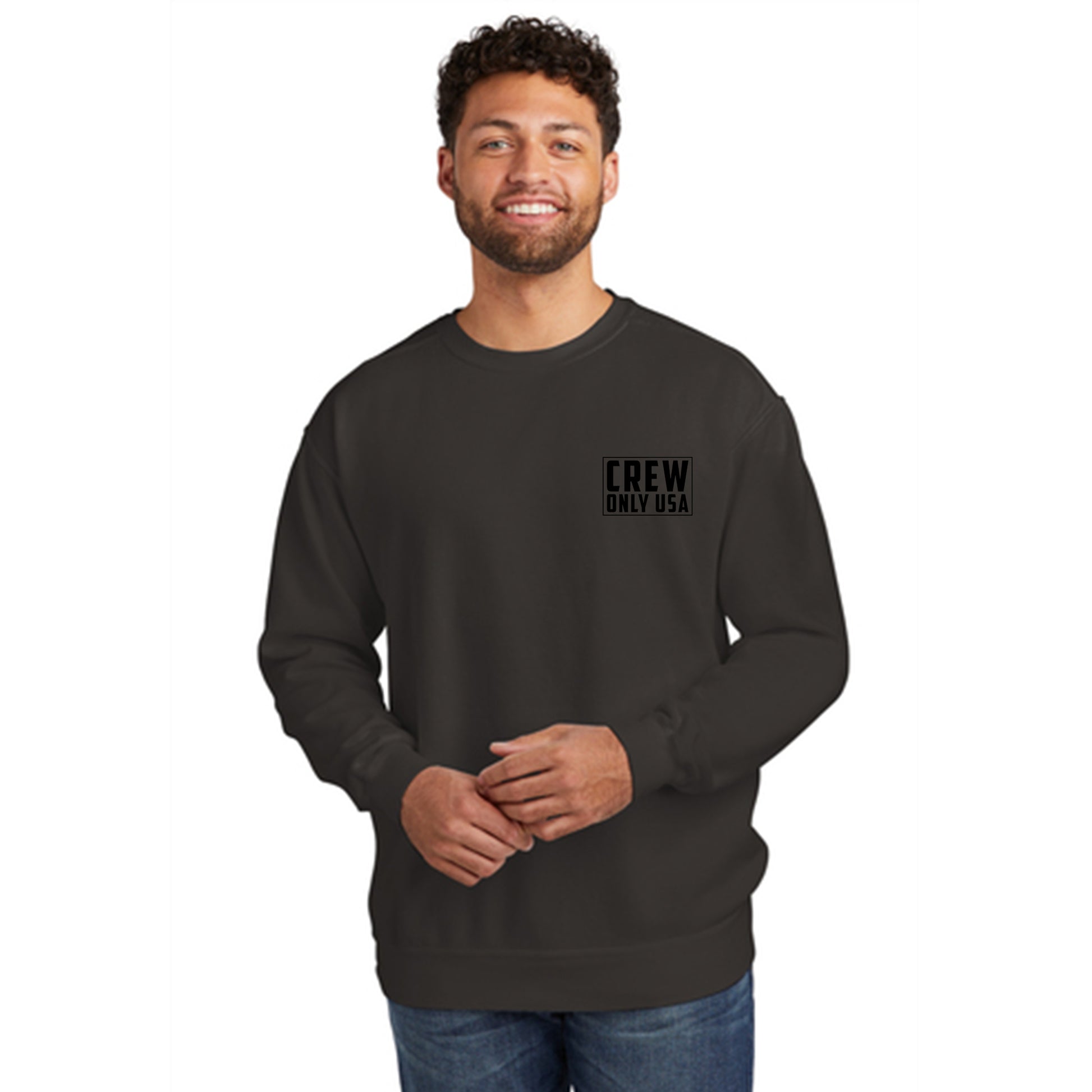 Comfort Colors ® Ring Spun Crewneck Sweatshirt- Pepper – Crew Only USA